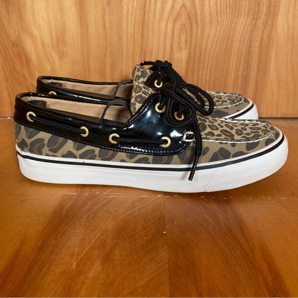 Womens 6.5 Sperry Angelfish Boat Shoes Cheetah SEF0735 - Picture 1 of 8